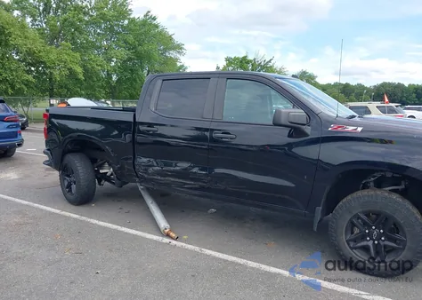 2020 Chevrolet Silverado 1500 4Wd Short Bed Custom Trail Boss z USA, uszkodzony, nr VIN 3GCPYCEH0LG200495